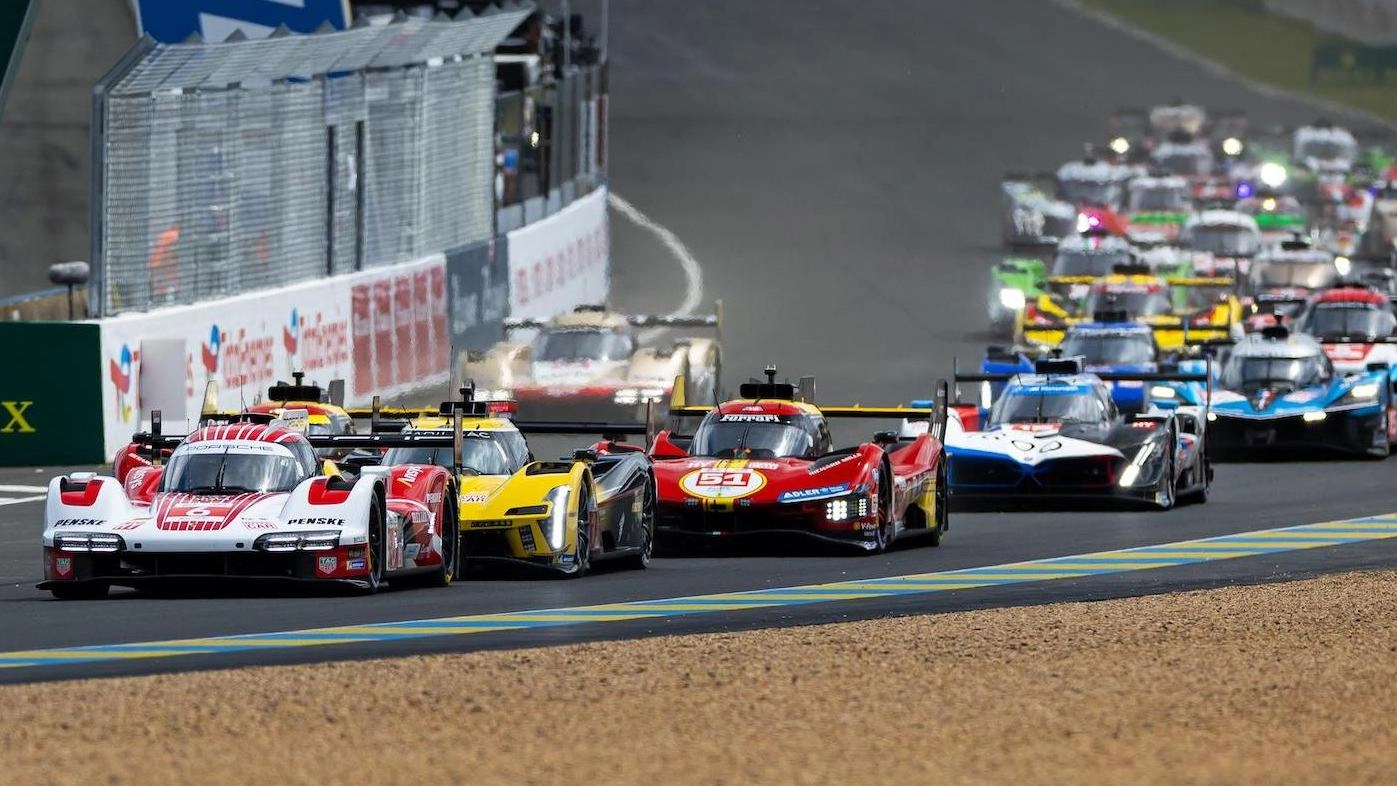The start of the 24 Hours of Le Mans
